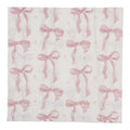 Papierservietten 20er-Set Coquette Schleifen Punkte Rosa-Weiß 33x33 cm von Clayre & Eef (73146)