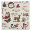 Papierservietten 20er-Set Vintage Weihnachtspost Collage Beige 33x33 cm von Clayre & Eef (73160)
