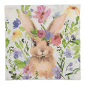 Papierservietten 20er-Set Hase Blumenkranz Frühlingswiese 33x33 cm von Clayre & Eef (73170)