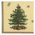Papierservietten 20er-Set Weihnachtsbaum Spode Nostalgie Gelb-Grün 33x33 cm von Clayre & Eef (73178)
