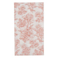 Papierservietten 20er-Set Botanische Blumen Toile Altrosa-Weiß 33x40 cm Dinner von Clayre & Eef (73180)