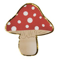 Papierservietten 20er-Set Formserviette Fliegenpilz Goldrand Rot-Weiß von Clayre & Eef (73193)