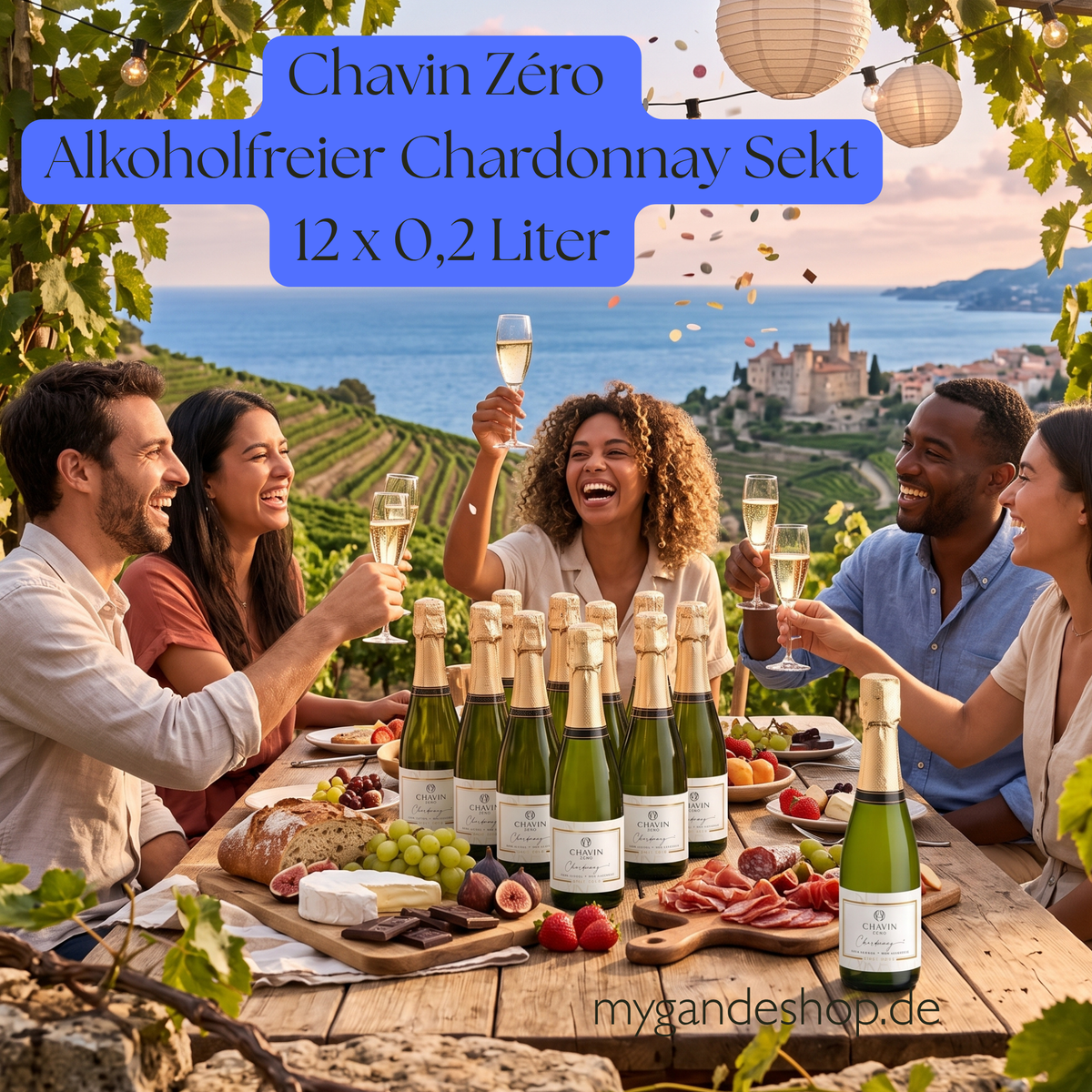 Chavin Zéro Sparkling Chardonnay Piccolo (12 × 0,2 l)