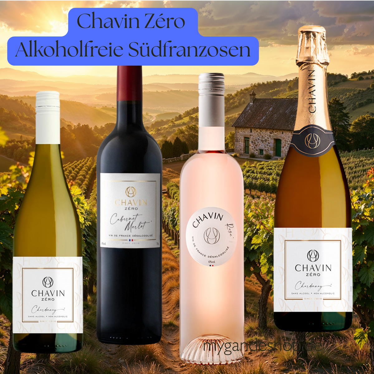 4er Probierset Chavin Zero – Alkoholfreier Weingenuss