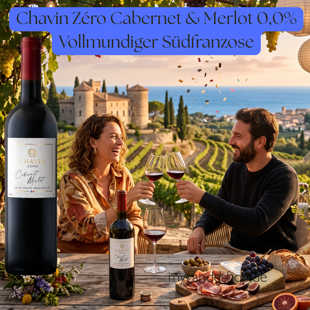 Chavin Zéro Cabernet & Merlot 0,0% – Alkoholfreier Rotwein