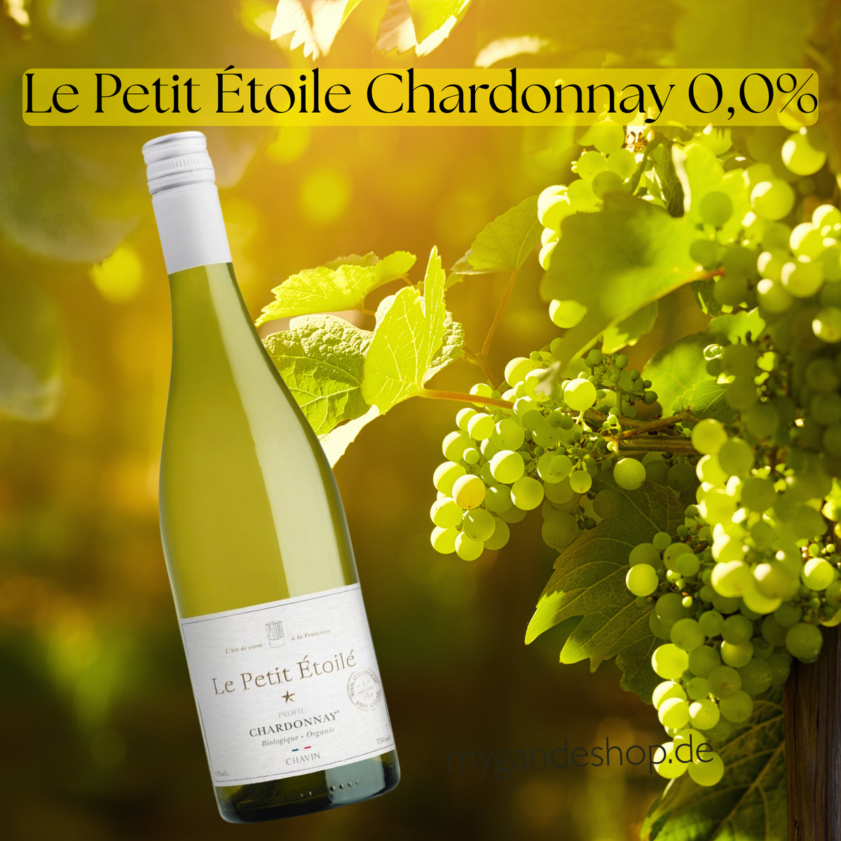 Le Petit Étoile Chardonnay 0,0% Bio – Alkoholfreier Weißwein