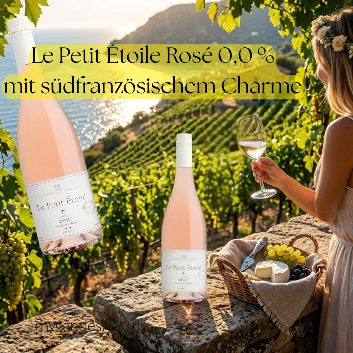 Le Petit Étoile Rosé Cabernet 0,0% Bio – Alkoholfreier Roséwein
