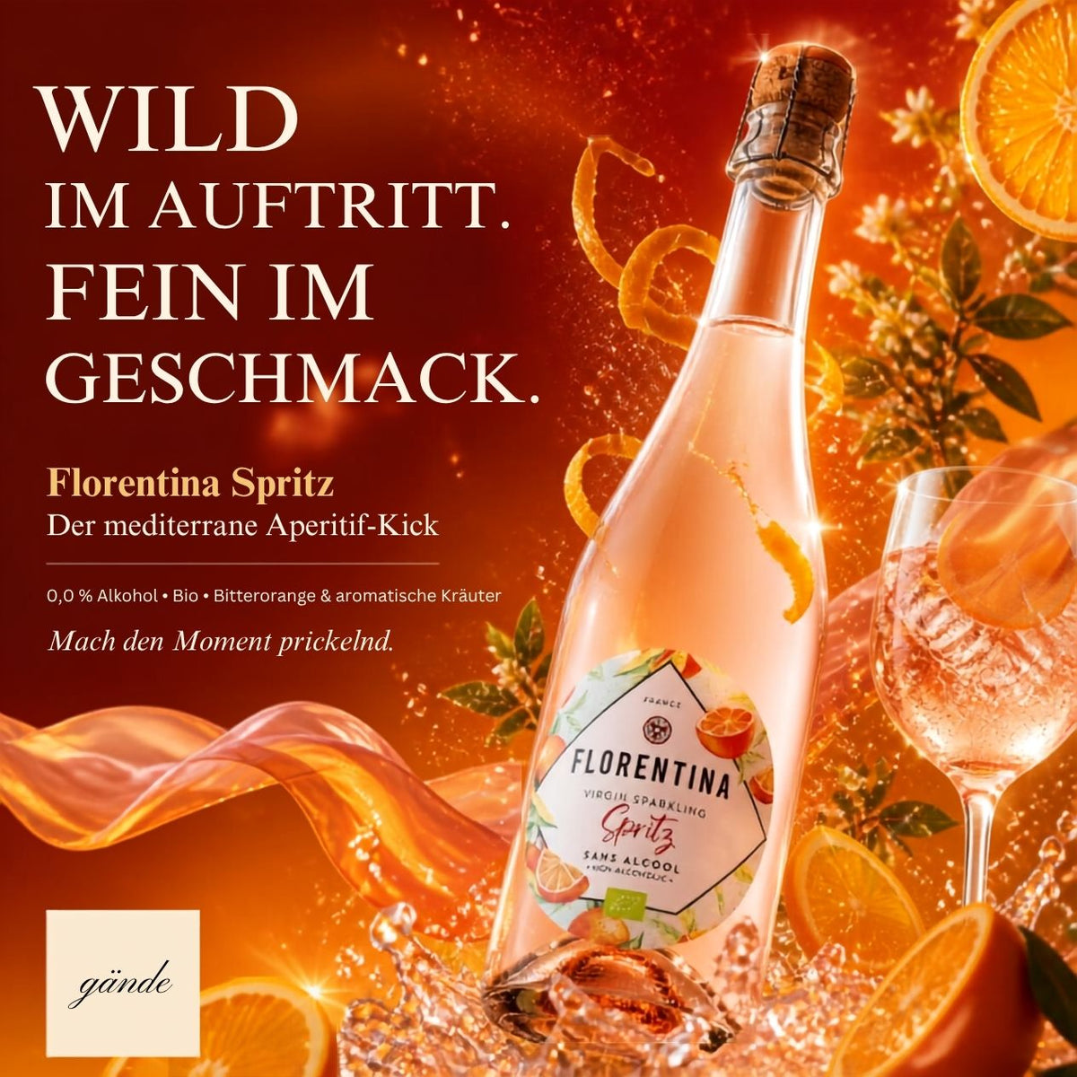 Florentina Spritz 0.0% Bio – Der mediterrane Aperitif-Kick