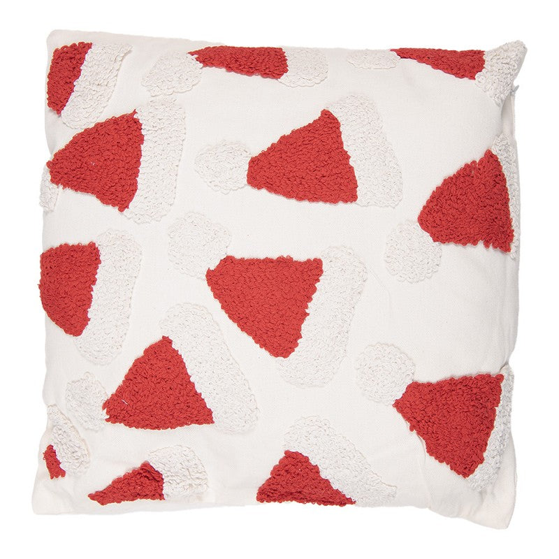 Clayre & Eef Dekokissen Nikolaus-Mützen Tufting 45 × 45 × 4 cm (KG023.135)