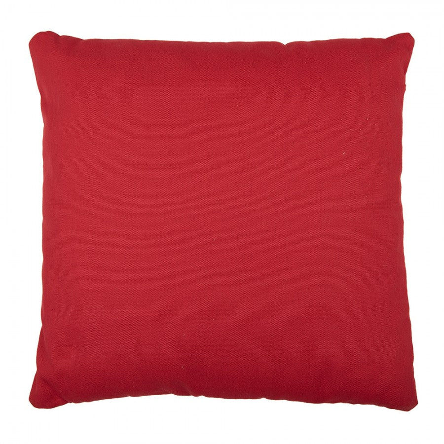 Clayre & Eef Dekokissen Hirschpaar mit Schneeflocken 3D-Tufting & Stickerei 45 × 5 × 45 cm (KG023.170)