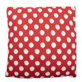 Strukturkissen gefüllt 3D Dots Noppen Scherli Rot-Weiß 45x45x5 cm von Clayre & Eef (KG023.174)
