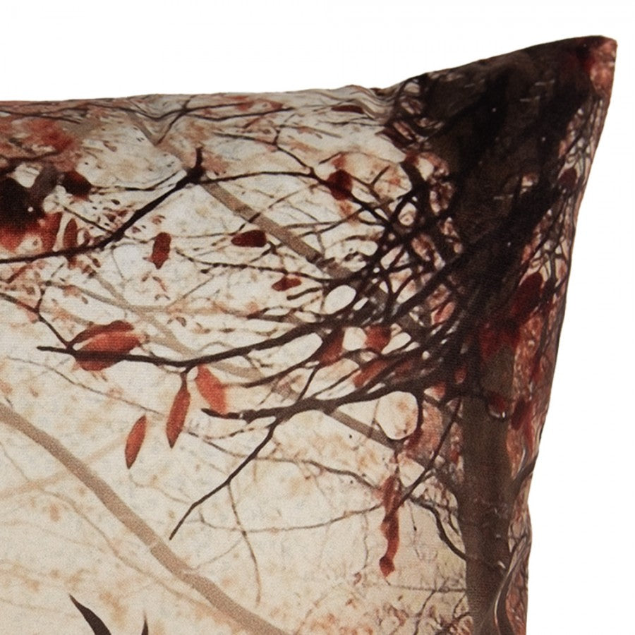 Clayre & Eef Dekokissen Herbstwald mit Hirschen & Naturlandschaft 45 × 45 × 4 cm (KG023.215)