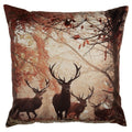 Clayre & Eef Dekokissen Herbstwald mit Hirschen & Naturlandschaft 45 × 45 × 4 cm (KG023.215)