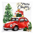 Clayre & Eef Dekokissen Kult-Käfer mit Weihnachtsbaum & Geschenken Merry Christmas 45 × 45 × 4 cm (KG023.236)