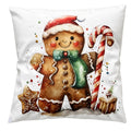 Clayre & Eef Dekokissen Lebkuchenmann mit Zuckerstange Gingerbread 45 × 45 × 4 cm (KG023.241)