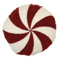 Clayre & Eef Dekokissen Bonbon-Wirbel 3D Voll Getuftet Loop-Pile Candy Swirl Ø 30 × 10 cm (KG033.011)