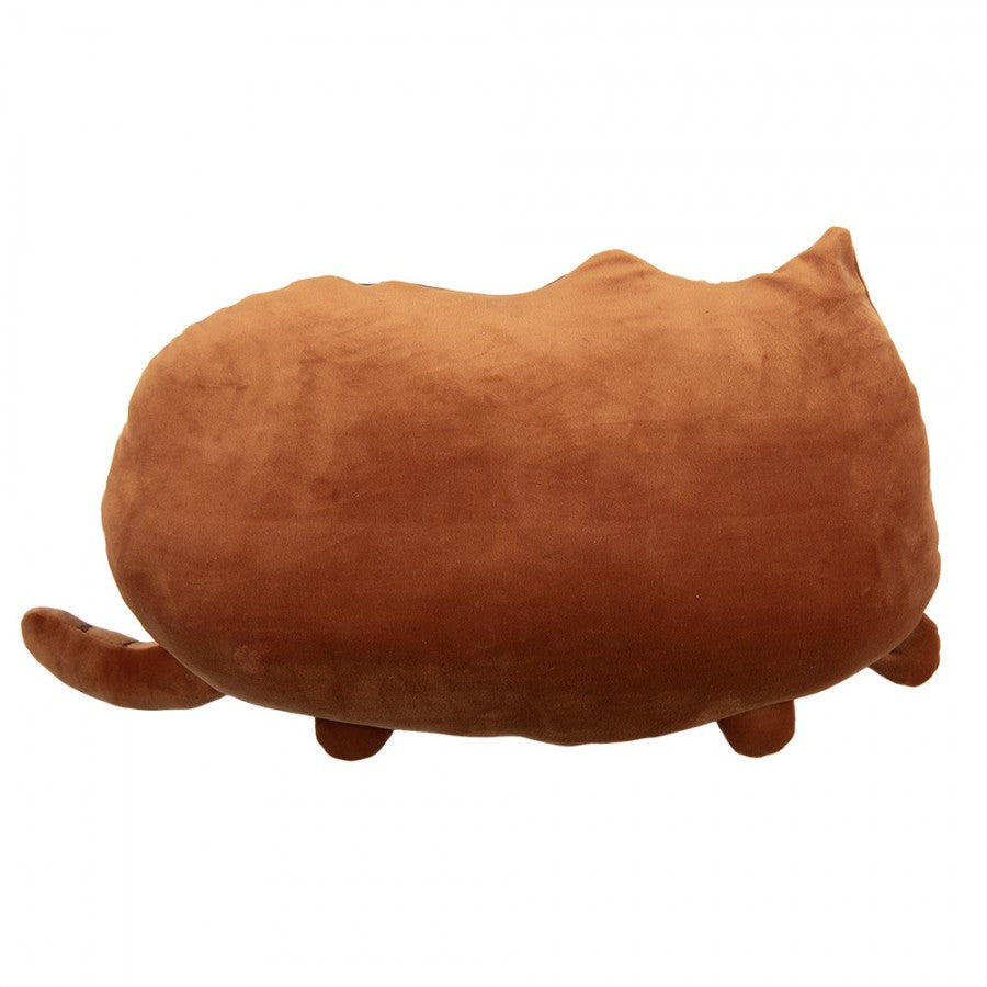 Formkissen gefüllt Katze Soft-Plüsch Braun 40x28x5 cm von Clayre & Eef (KG035.010)