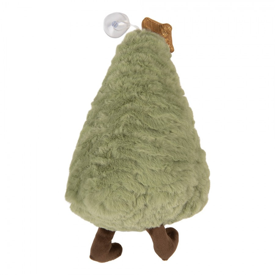 Clayre & Eef Dekokissen Tannenbaum 3D Weihnachtsbaum mit Stern 15 × 9 × 23 cm (KG035.021)