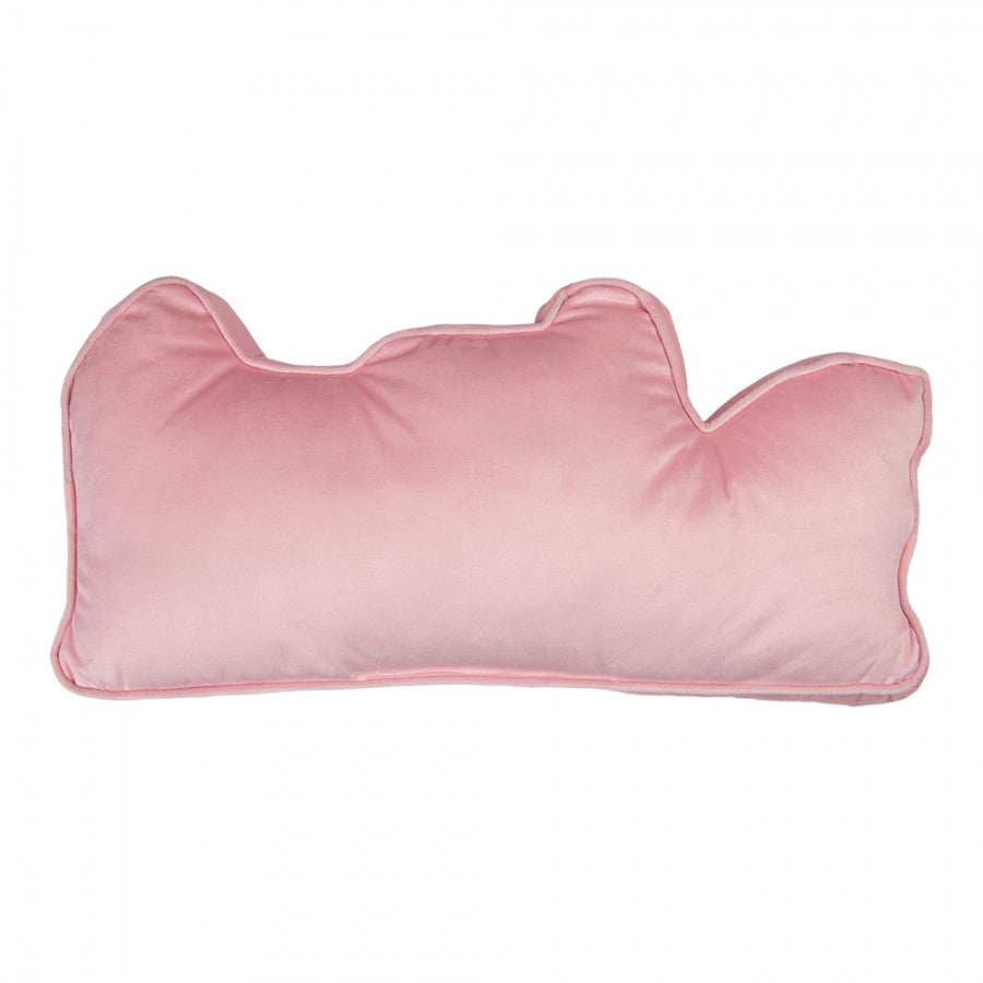 Clayre & Eef Dekokissen Lebkuchendorf Formkissen Zweifarbiges Tufting mit Stegrand & Stickerei 50 × 25 × 4 cm (KG035.039)