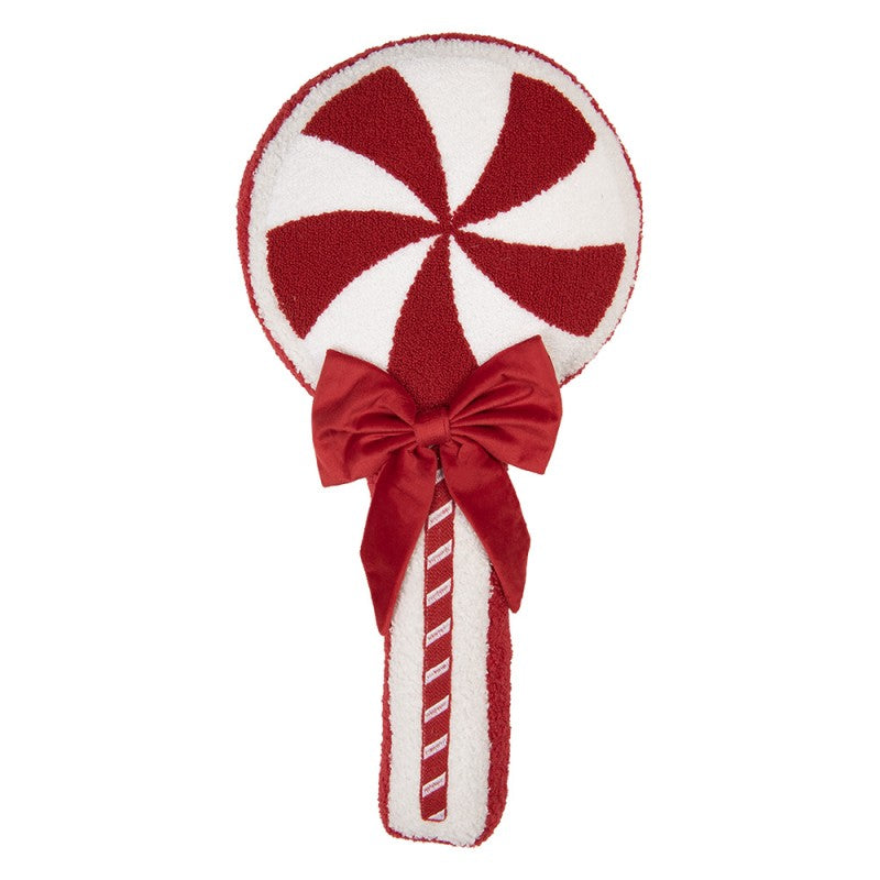 Clayre & Eef Dekokissen Zuckerstange 3D Tufting Formkissen 25 × 53 × 4 cm (KG035.054)
