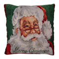 Kissenbezug Kissenhülle ohne Inlet Weihnachtsmann Santa Claus Rot Grün 44x44 cm von Clayre & Eef (KT021.377)