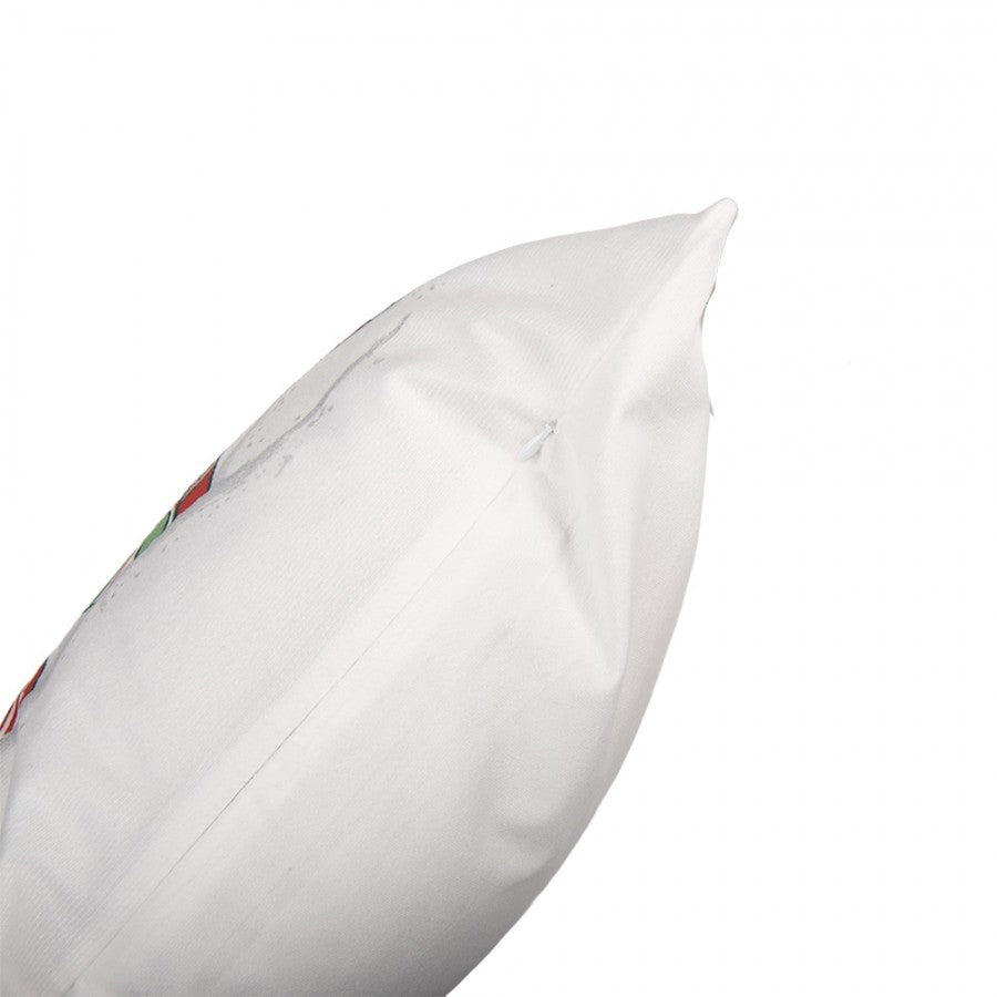 Kissenbezug Kissenhülle ohne Inlet Schneemann Candy Land Lollypop Rot Weiß 45x45 cm von Clayre & Eef (KT021.456)