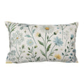 Kissenbezug Kissenhülle ohne Inlet Wiesenblumen Kornblumen Beige Blau Gelb 35x50 cm von Clayre & Eef (KT036.058)