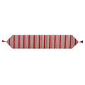 Tischläufer Weihnachten Skandi Rentier Rot-Weiß 33x180 cm mit Quasten von Clayre & Eef (KT065.014)