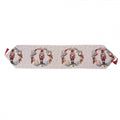 Gobelin-Tischläufer Nussknacker Weihnachten Beige 33x180 cm mit Quasten von Clayre & Eef (KT065.160)