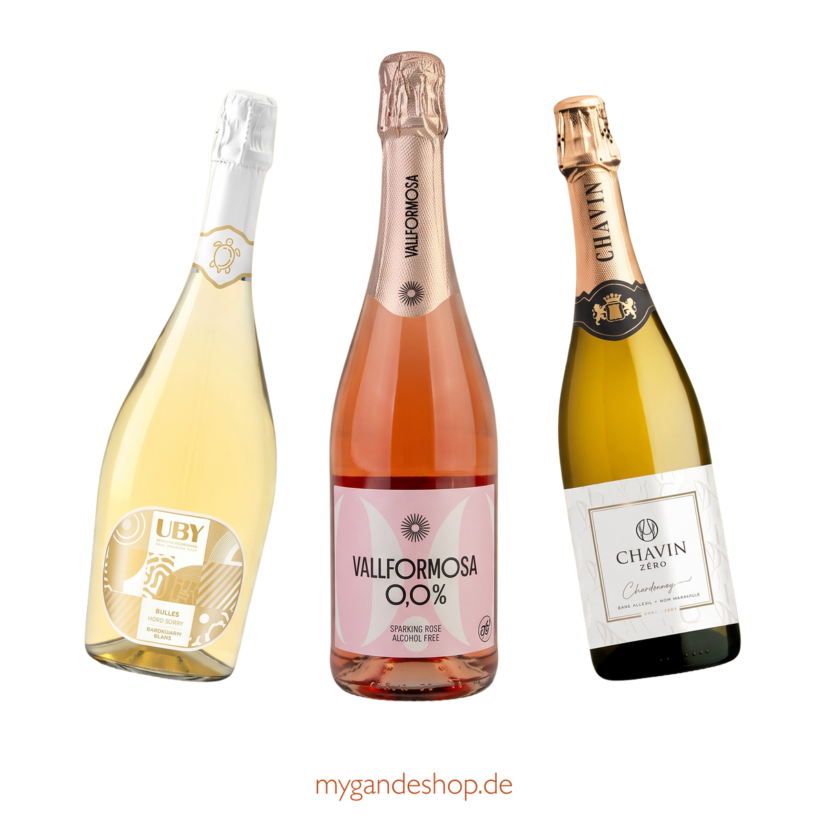 Sparkling Zero-Selection Probierset (3 x 0,75 l) – Alkoholfreie Schaumweine: Frankreich trifft Spanien