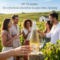 UBY Sparkling Sauvignon Blanc 0,00 % Alkoholfreier Schaumwein 0,75 l – Frische Frucht aus der Gascogne