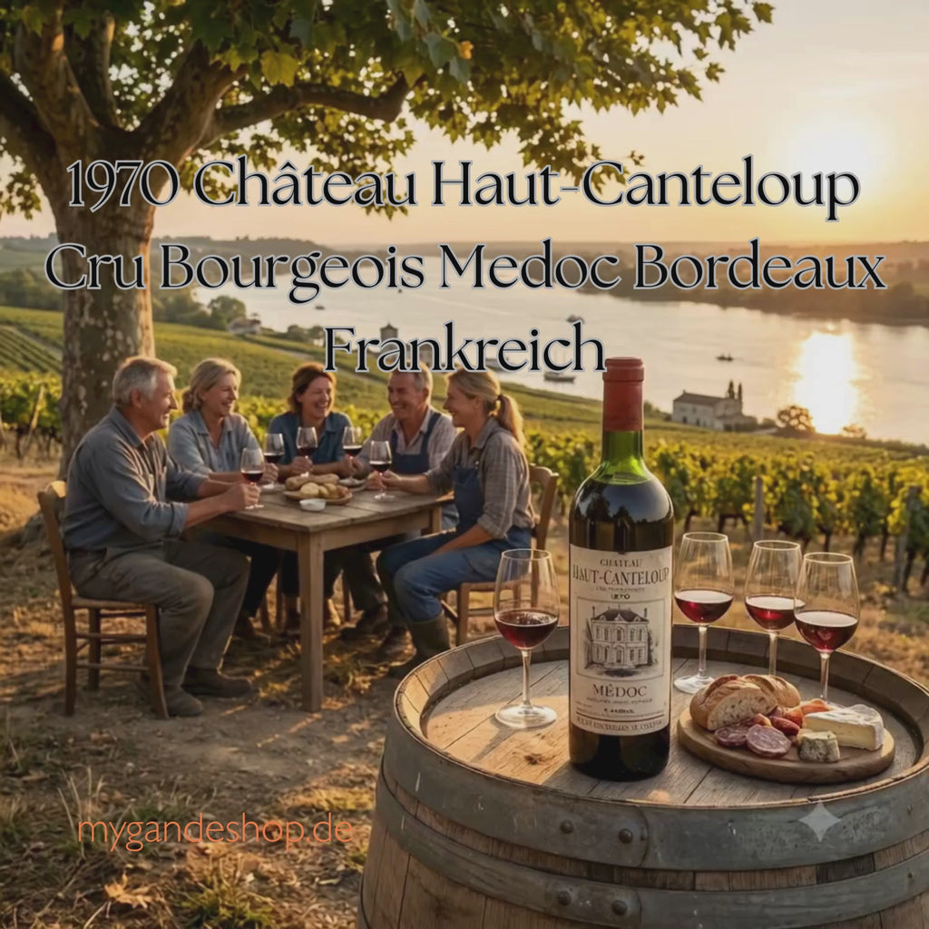 1970 Château Haut-Canteloup Cru Bourgeois Medoc Bordeaux Frankreich
