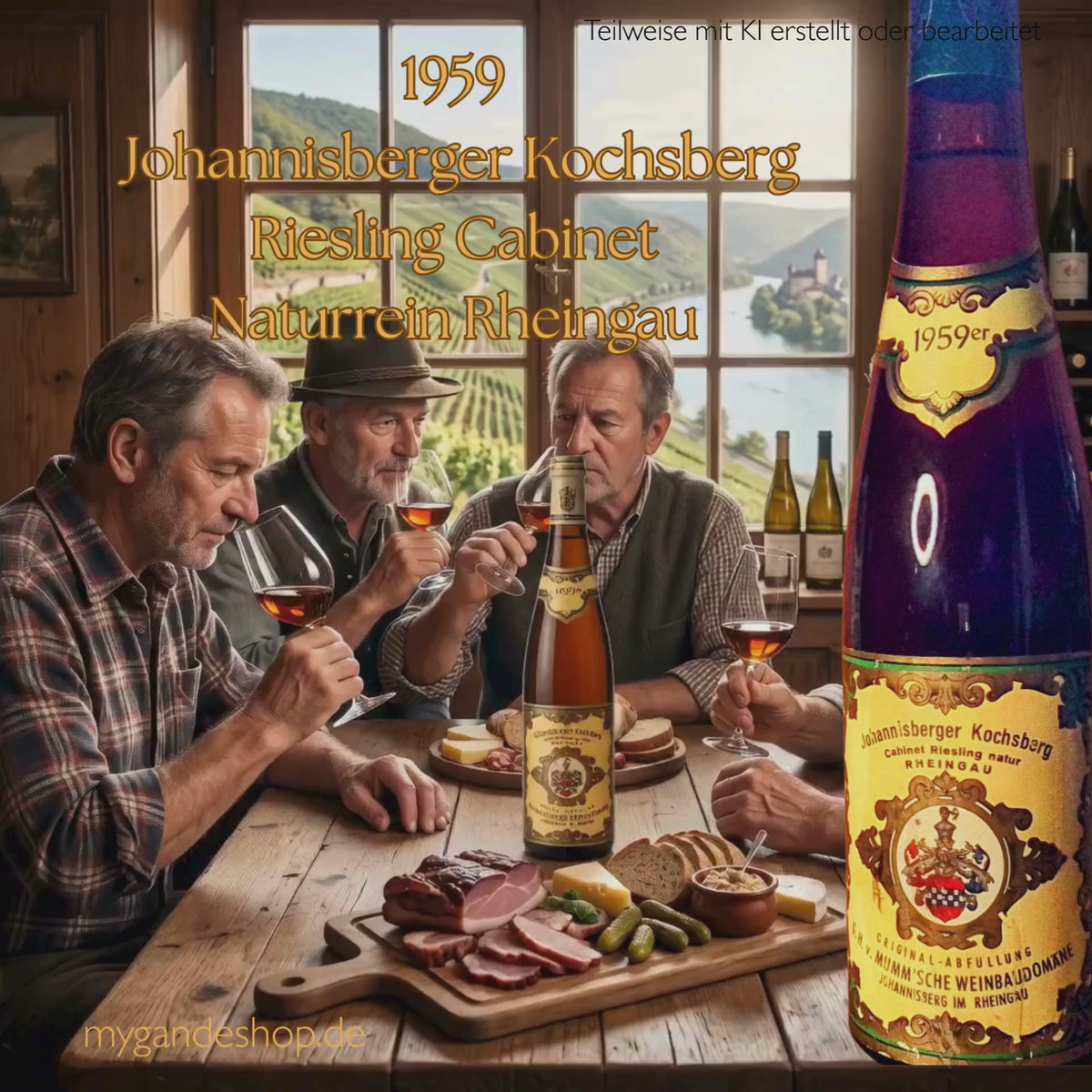 1959 Johannisberger Kochsberg Riesling Cabinet Naturrein Rheingau