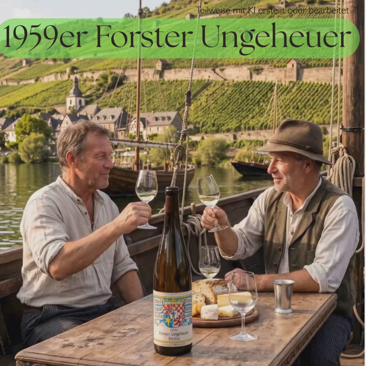 1959 Forster Ungeheuer Riesling Weingut Dr. Bassermann-Jordan Pfalz Deutschland