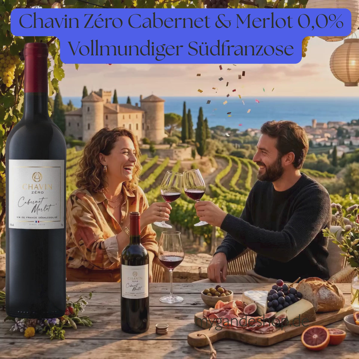 Chavin Zéro Cabernet & Merlot 0,0% – Alkoholfreier Rotwein